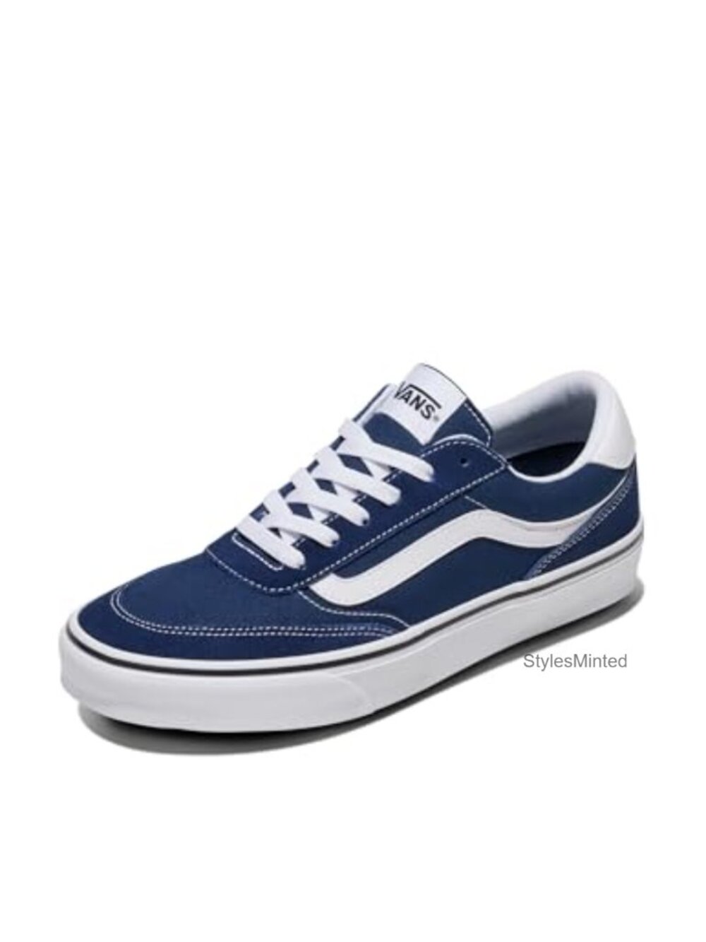 Vans Brooklyn LS Suede Canvas Low Top Sneakers Lace Up